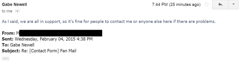 Illustration for article titled Gabe Newell Shows Us How Customer Support Is Done